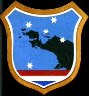 Embleem van Koninklijke Landmacht op Nederlands Nieuw Guinea